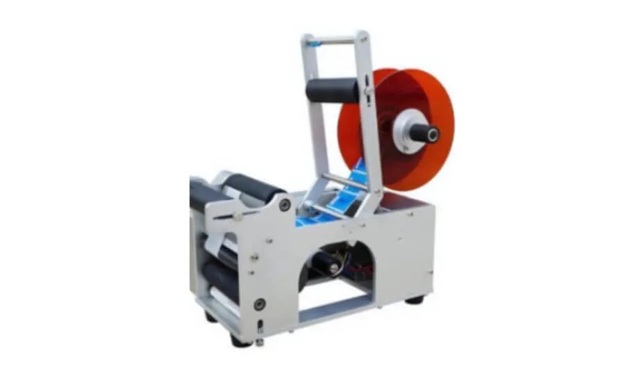Semi-Automatic Sticker Labeling Machine for Round Bottles